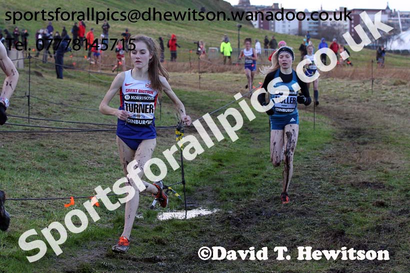Junior womens 4k, Morrisons Great Edinburgh Cross Country. Photo: David T. Hewitson/Sports for All Pics